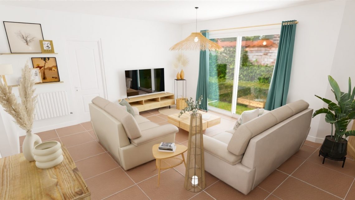 Pièce de vie - Tropicale