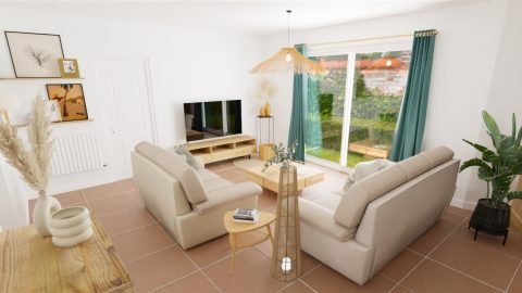 Pièce de vie - Tropicale