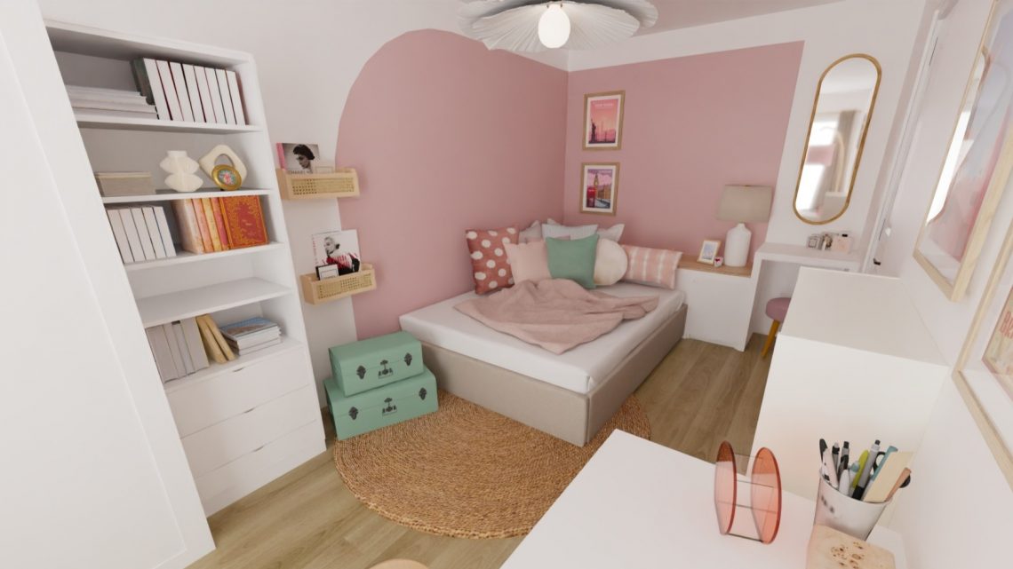 Chambre - Manosque 3D