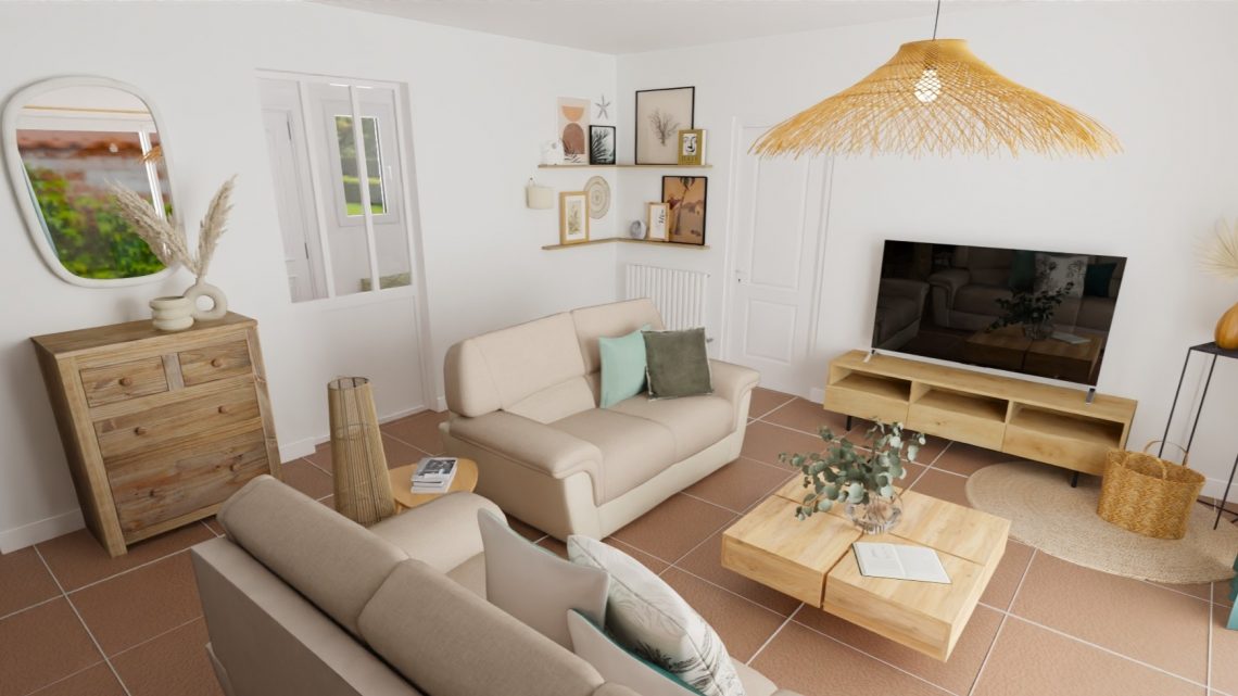 Pièce de vie - Tropicale