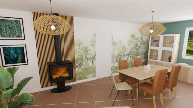 Pièce de vie - Tropicale